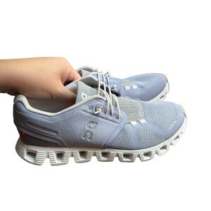On Cloud Running Sky Blue Athletic Shoes